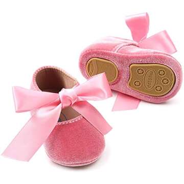 Isbasic Baby Girls Flat Shoes for Toddler Comfort and Style
