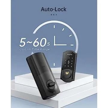 SMONET Smart Deadbolt: Keyless Entry Lock with Touchscreen Security
