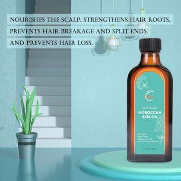 Moroccan Argan Treatment Oil for Luxurious Hair Care