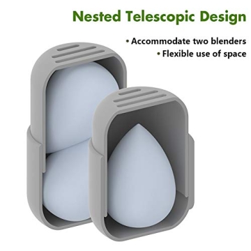 BEZOX Makeup Sponge Holder Silicone Beauty Sponge Case