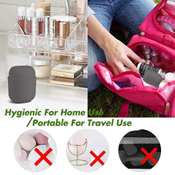 BEZOX Makeup Sponge Holder Silicone Beauty Sponge Case