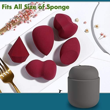 BEZOX Makeup Sponge Holder Silicone Beauty Sponge Case