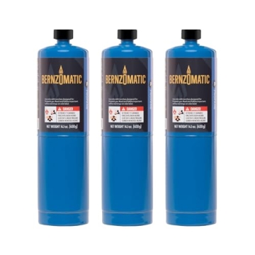 Bernzomatic Standard Propane Fuel Cylinder, Portable and Versatile for Torches, Camping Stoves, Gril...