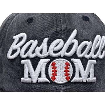 MANMESH HATT Baseball Mom Ponytail Cap for Women