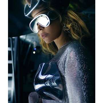 AWGSEE Trendy Wave Mask Sunglasses – Oversized Shield Sunglasses for Men & Women