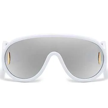 AWGSEE Fashion Designer Oversized Wave Sunglasses