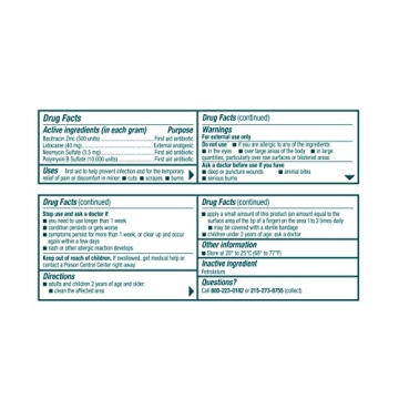 Neosporin + Lidocaine: Maximum Strength Pain Relief Ointment