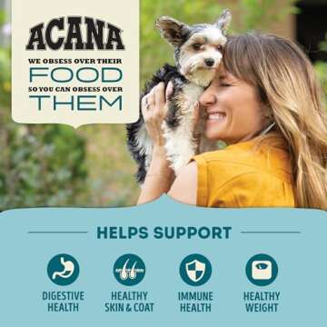 ACANA Grain Free Dry Dog Food, Freshwater Fish Dog Food Recipe, 4.5lb