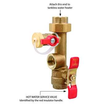 Watts Tankless Water Heater Service Valve Kit for Simplified Plumbing Solutions