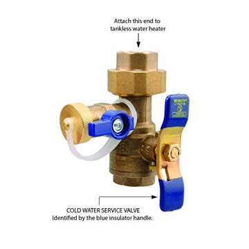 Watts Tankless Water Heater Service Valve Kit for Efficient Repairs