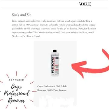 Onyx Professional 100% Pure Acetone Nail Polish Remover Kit with 7 inch Nail File, Maximum-Strength Nail Polish Remover for Gel, Artificial & Glitter Nail Polish, Quick and Effective Formula, 16 Fl Oz