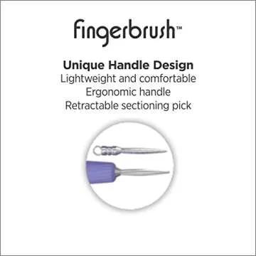 Olivia Garden Finger Brush Curved & Vented Paddle Brush, Medium