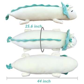 Hofun4U Dragon Plush Pillow, 41 Inch Dragon Stuffed Animals, Christmas Birthday Gift for Adults Kids Girls Boys