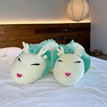 Hofun4U Dragon Plush Pillow, 41 Inch Dragon Stuffed Animals, Christmas Birthday Gift for Adults Kids Girls Boys