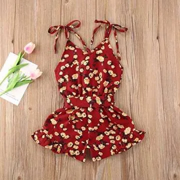 Adorable Toddler Baby Girl Summer Romper Jumpsuit