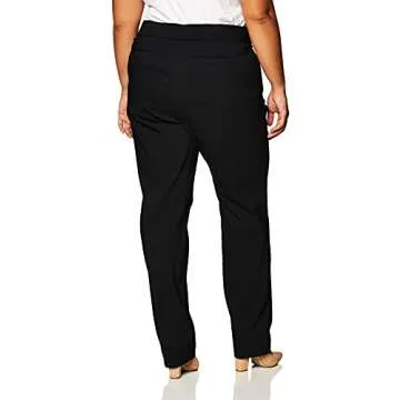 Stylish Plus-Size Super Stretch Career Pants by Briggs New York