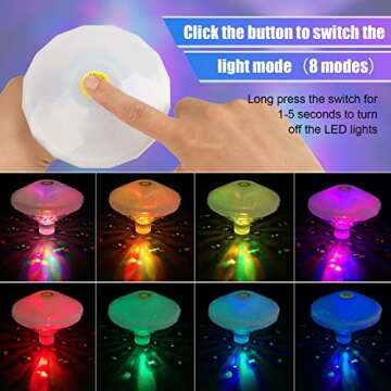 Color Changing Floating Pool Lights for Parties
