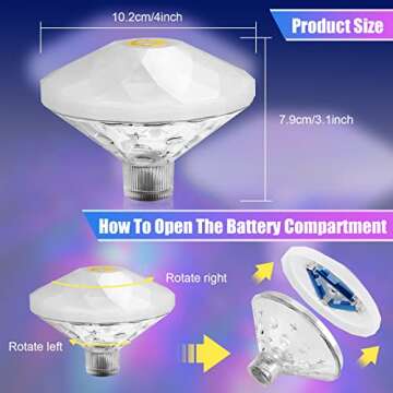 Color Changing Floating Pool Lights for Parties