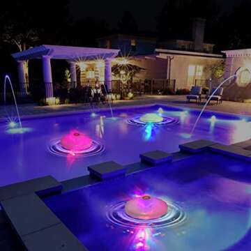 Color Changing Floating Pool Lights for Parties
