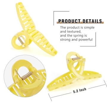 Big Butterfly Hair Claw Clips - Elegant Clips for Women