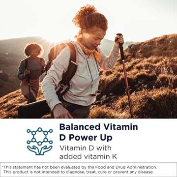Designs for Health Vitamin D Synergy - 2000 IU Vitamin D with K Supplement - Supports Healthy Moods,...