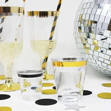 Stylish Just Artifacts 1oz Plastic Shot Glasses (120pcs)