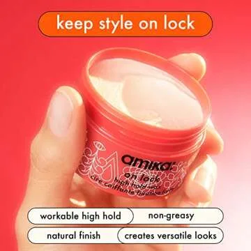 Amika On Lock High Hold Hair Wax - Get Versatile Styling with Natural Finish