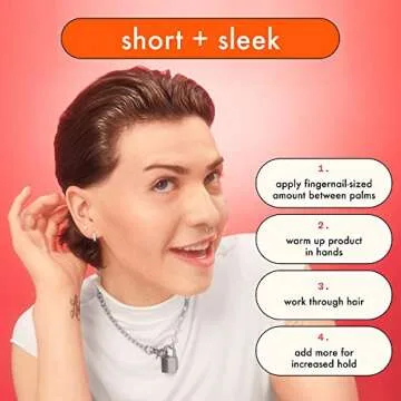 Amika On Lock High Hold Hair Wax - Strong Hold for All Styles