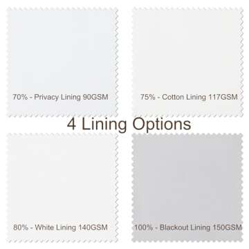 Custom Cotton Polyester Curtains for Living Room & Bedroom