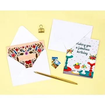 MINIMALMART Birthday Cards Set 32 Unique Designs Premium Cards