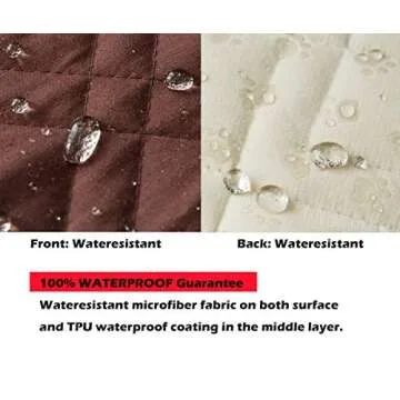Ameritex 100% Waterproof Non-Slip Sofa Slipcover