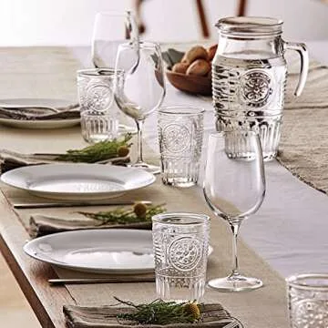 Elegant Bormioli Rocco Water Glass Set for Events
