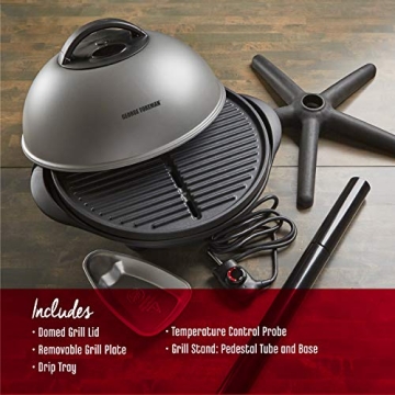 George Foreman 12+ Servings Indoor/Outdoor Electric Grill