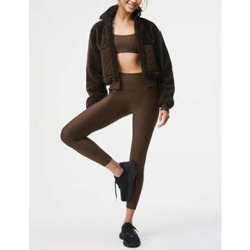 IMCTAH Women's Trendy Fleece Jacket with Pockets