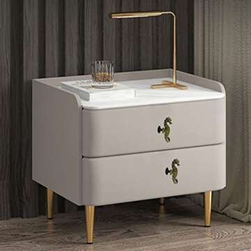 WhaGaay Sea Horse Cabinet Knobs 5Pcs Retro Hippocampus Drawer Pulls Handles Marine Style Zinc Alloy Knobs Handler -Single Hole Handles for Kitchen Cupboard Doors Closet Hardware