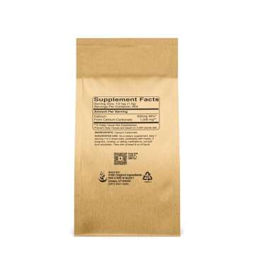 Pure Original Ingredients Calcium Carbonate - 2 lb Dietary Supplement