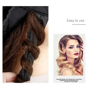 BUKBUVLO Heatless Hair Curlers No Heat Curls Roller Ribbon Curlers Headband Soft Hair Rollers for Women Girls DIY Tools Heatless Curling for Sleep in Overnight for Long Hair (Upgrade Pink)