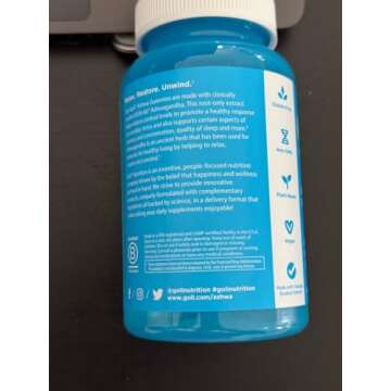 Goli Ashwagandha & Vitamin D Gummy 120 Count - Relax. Restore. Unwind. (Mixed Berry, KSM-66, Vegan, Plant Based, Non-GMO, Gluten-Free & Gelatin Free), Pack of 2