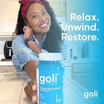 Goli Ashwagandha & Vitamin D Gummy 120 Count - Relax. Restore. Unwind. (Mixed Berry, KSM-66, Vegan, Plant Based, Non-GMO, Gluten-Free & Gelatin Free), Pack of 2