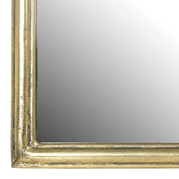 Creative Co-Op Arched Metal Framed Wall Mirror Gold