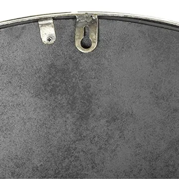 Creative Co-Op Arched Metal Framed Wall Mirror Gold