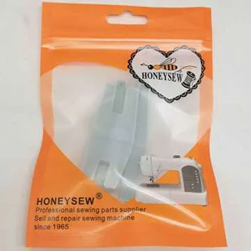 HONEYSEW 2PCS Bulky Seam Jumper Hump Jumping Button Clearance Plate Presser Foot Sewing Tool for Husqvarna Viking Brother Singer Janome and Pfaff Chunky Denim and Hemlines