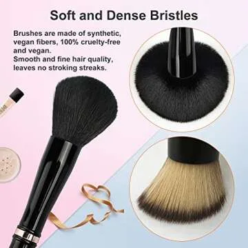 Jilier 4 in 1 Travel Makeup Brush Set - Beauty Made Easy