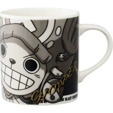 Anime One Piece Chopper Monochrome Mug - 3.1 inches (8 cm) Perfect for Fans