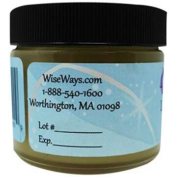 WiseWays Lemon Balm Salve for Natural Skin Relief