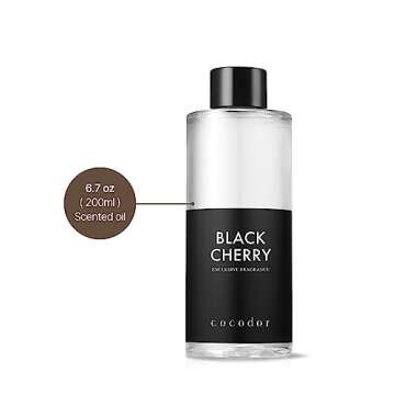 COCODOR Reed Diffuser Oil Refill/Rose Perfume/6.7oz(200ml)/1 Pack/Aroma Therapy, Home Fragrance, Scented Oils, Oils for Reed Diffuser, Office Décor, Decoration