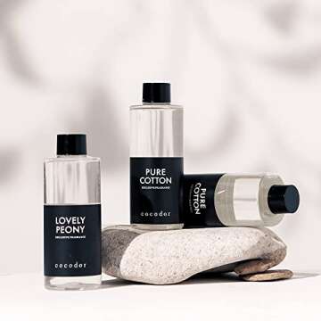 COCODOR Reed Diffuser Oil Refill/Rose Perfume/6.7oz(200ml)/1 Pack/Aroma Therapy, Home Fragrance, Scented Oils, Oils for Reed Diffuser, Office Décor, Decoration