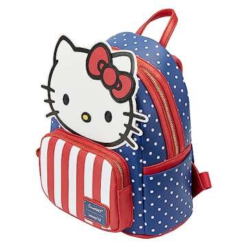 Loungefly Backpack Hello Kitty - Backpack - Cute Collectable Bag - Gift Idea - Official Merchandise - for Boys, Girls Men and Women - Anime Fans