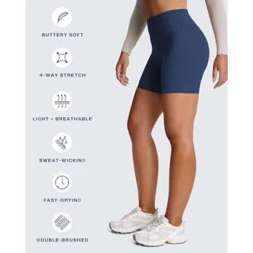 Aoxjox Metamorph High Waisted Biker Shorts for Women