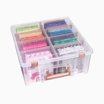 ArtBin 6990RK Super Satchel Double Deep, Portable Art & Craft Organizer